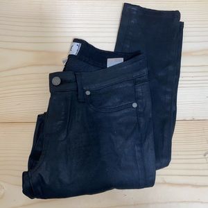 Vegan Leather Paige Jeans